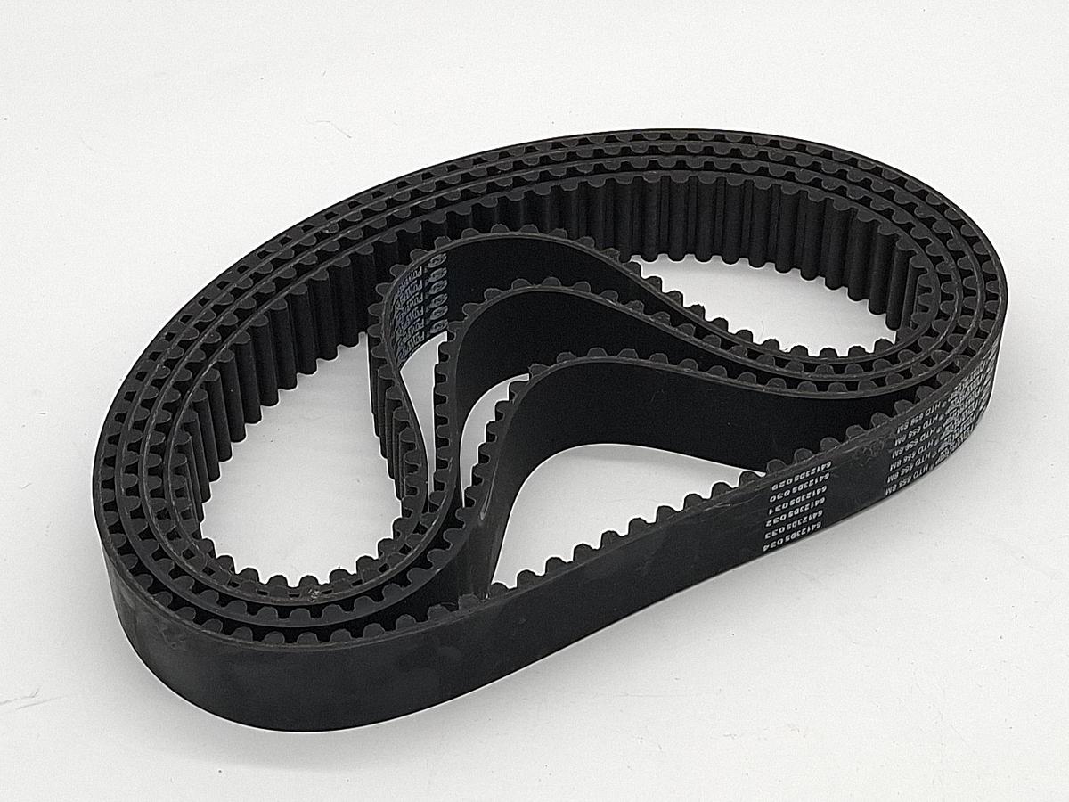2 Stück Flachzahnriemen Powergrip, 30mm breit, 656mm lang, HTD 656 8M, Gates, neu