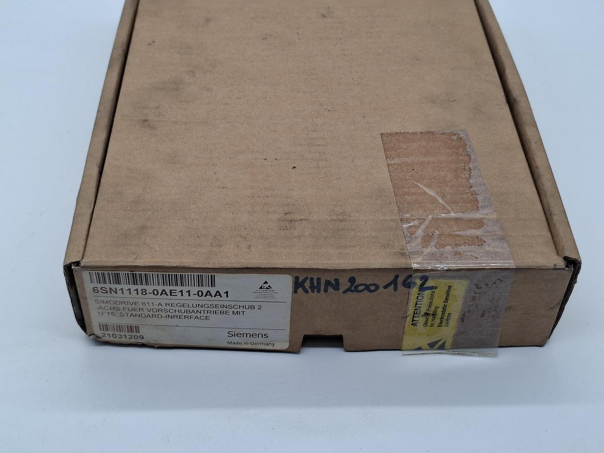 Gebraucht Regelungseinschub Simodrive 611, 6SN1 118-0AE11-0AA1, Siemens, gebraucht-Top