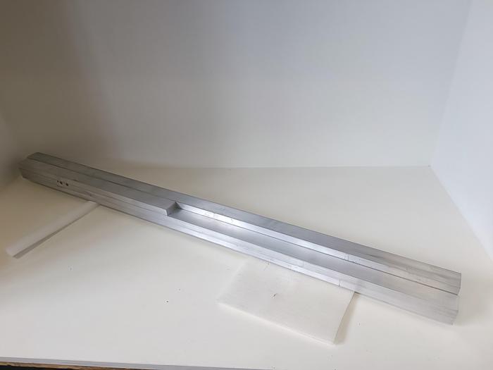 6 Stk. Aluminium Flachprofil, Vollmaterial, 15kg, 40 x 20, , neu -50%