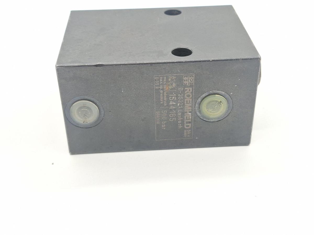 Blockzylinder, Hub 50mm, Kolben D32mm, 500bar, 1544165, Roemheld, neuwertig
