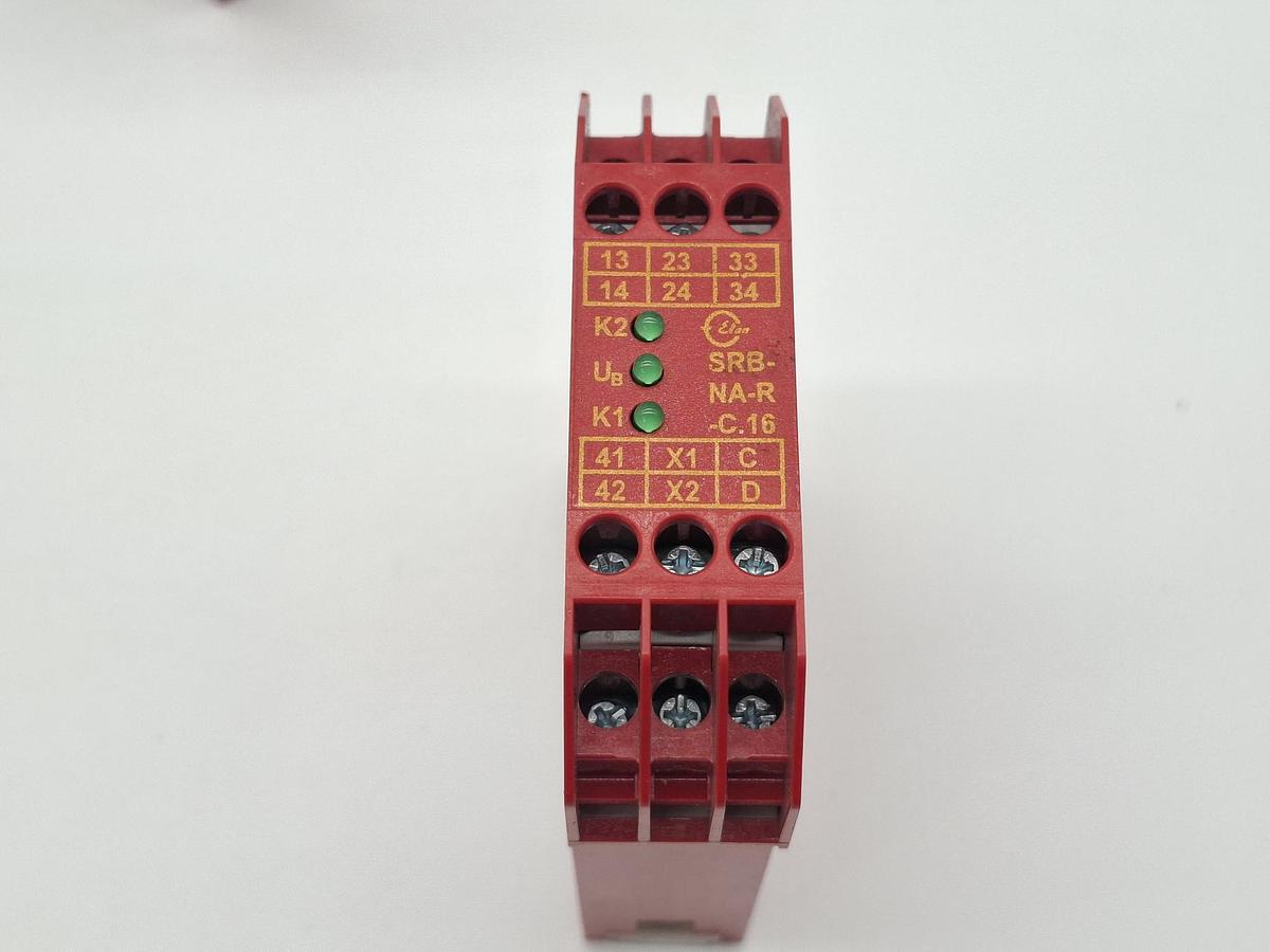 Gebraucht Sicherheitsrelais, SRB-NA-R-C.16-24V, Elan, gebraucht