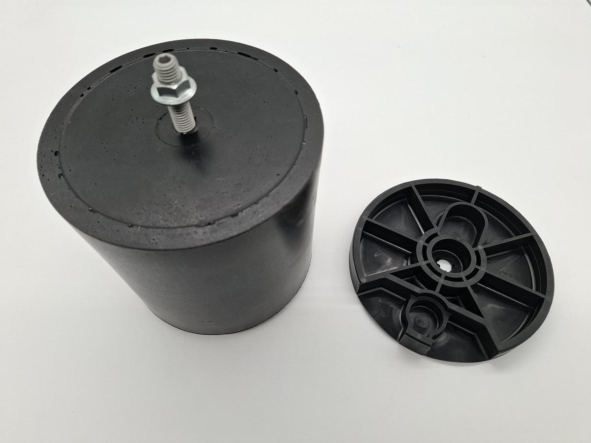 Puffer Set mit Distanzscheibe, DPZ160 MR, 752 018 44, Demag, neu