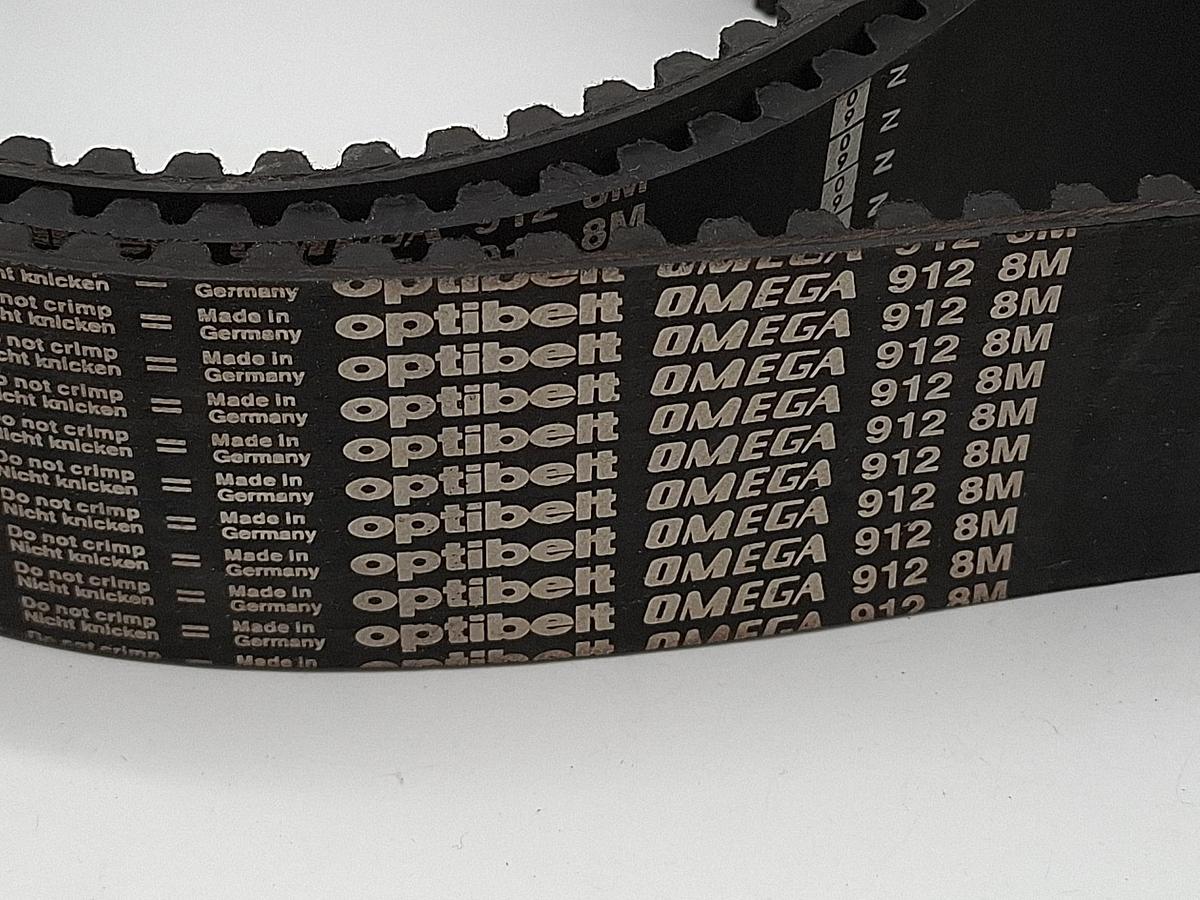 2 Stück Zahnriemen Omega, 912 8M 50, 912mm x 50mmm Optibelt, neu