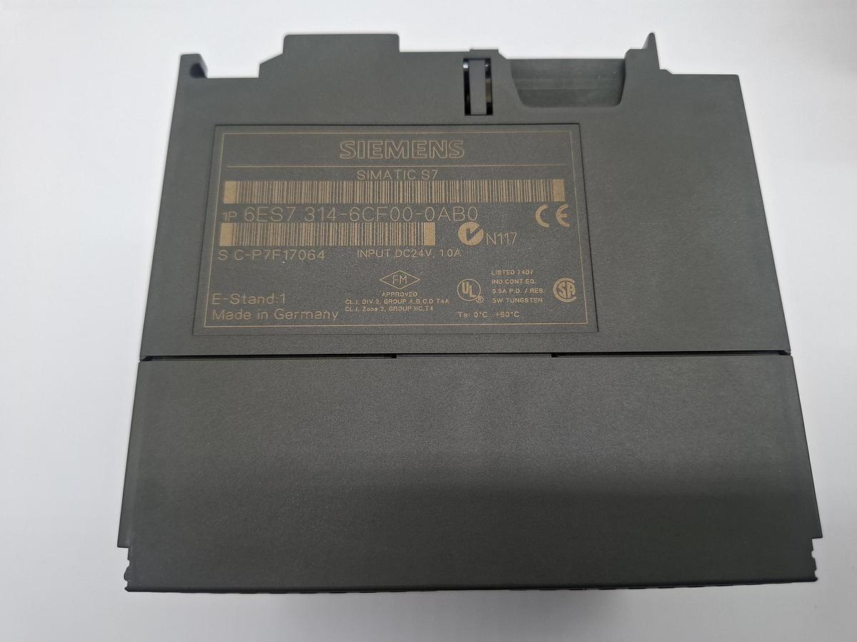 Gebraucht S7 300, CPU314C-2, 6ES7 314-6CF00-0AB0, Siemens, gebraucht-Funktionszusicherung