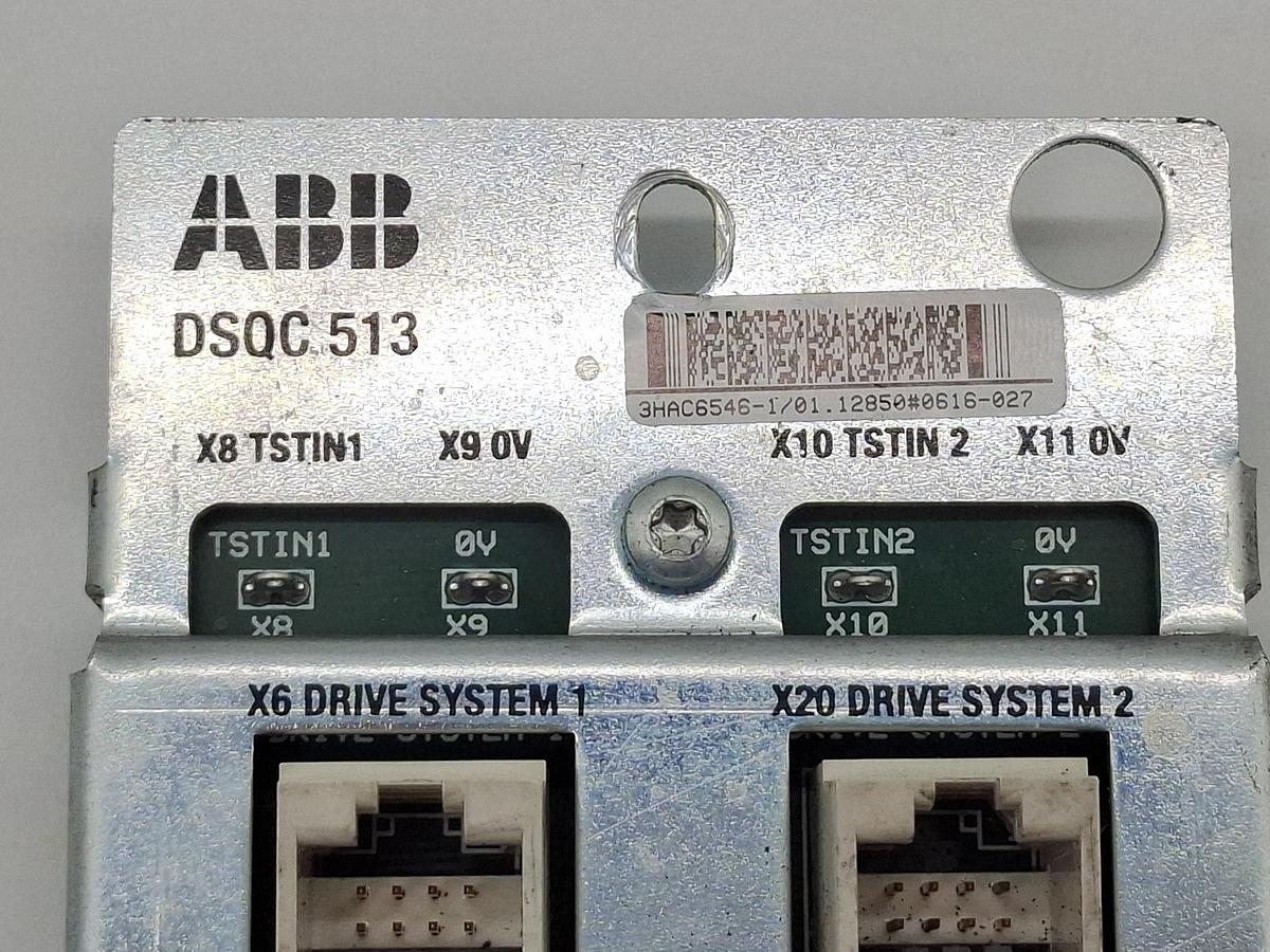 Gebraucht Stecker Modul, DSQC 513, 3HAC6546-1/01, ABB, gebraucht-Funktionszusicherung