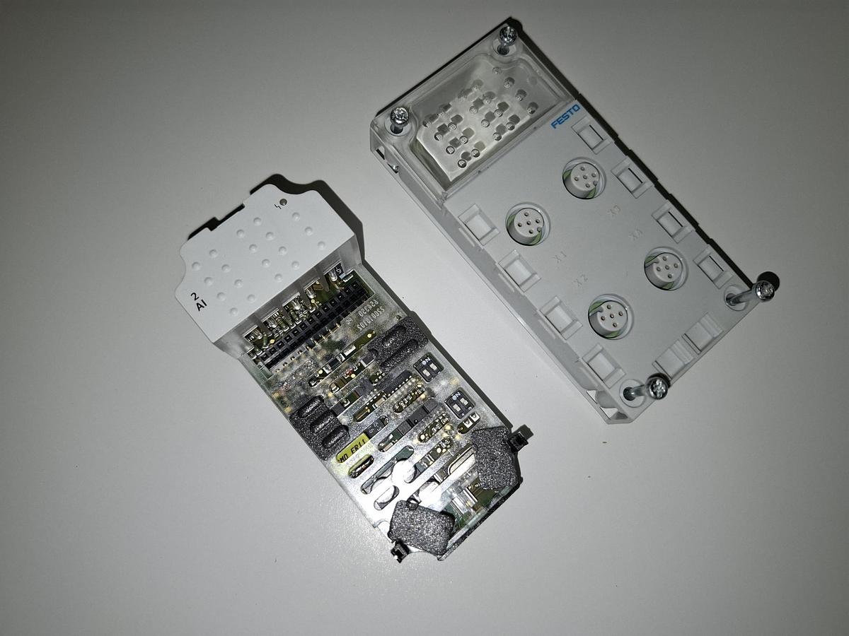 Analogmodul + Anschlussblock, 526168 + 195704, Original Festo, neu