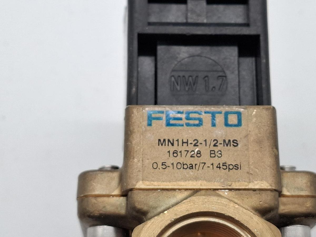 2 Stück Magnetventil, 161728, MN1H-2-1/2-MS, Festo, neuwertig