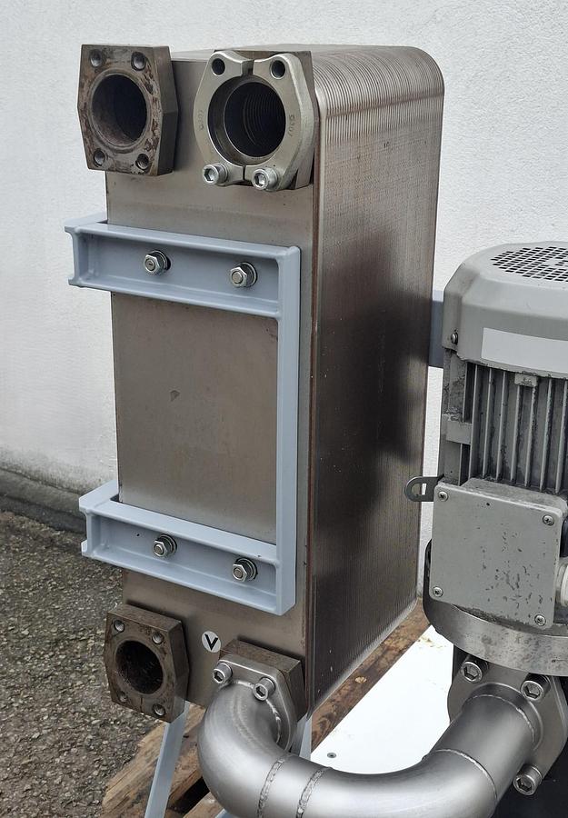 Öl / Wasser Kühlanlage, KA 340/BWT B57x110, Bühler, gebraucht-Funktionszusicherung