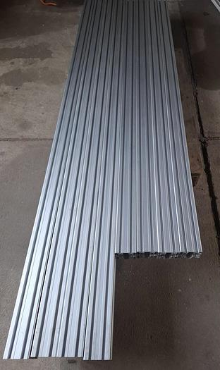 Gebraucht Aluminiumprofil, 50m, nur € 25/m, 90x90 L B Typ Nut 10 leicht, , gebraucht-Top