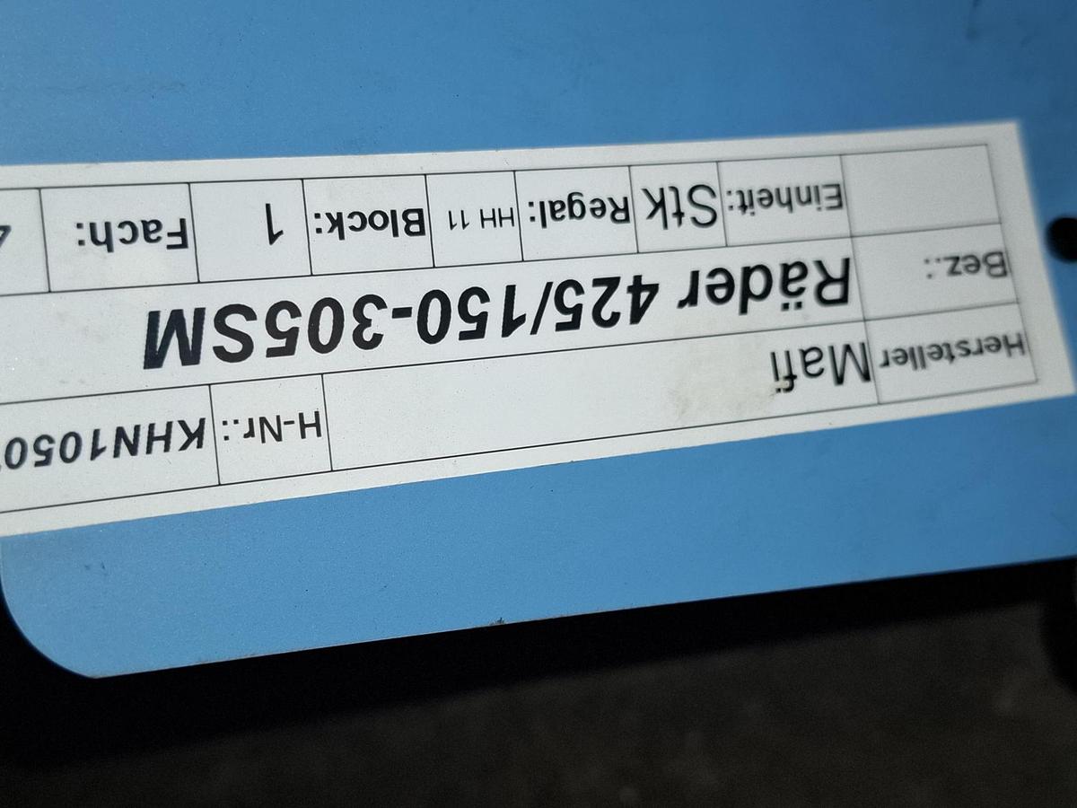 Gebraucht Tiefladerachse mit 2 Zwillingsreifen, 860breit, 425/130-305, , gebraucht