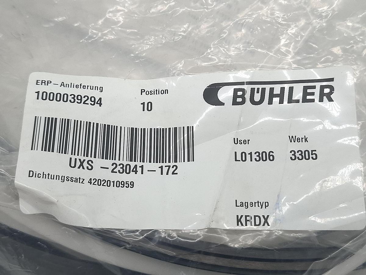 Doppelte Kolbenabdichtung für d250mm, 4202010959, UXS-23041-172, Bühler, neu