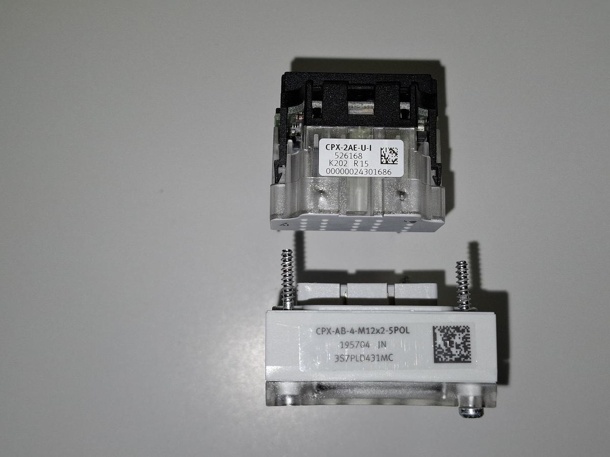 Analogmodul + Anschlussblock, 526168 + 195704, Original Festo, neu