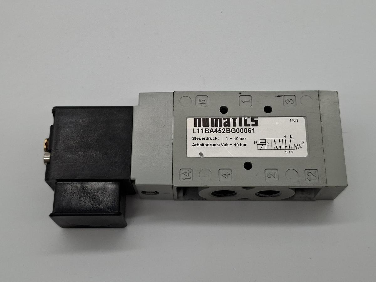Magnetventil, 5/2 Wege, G1/8", L11BA452BG00061, Numatics, neu