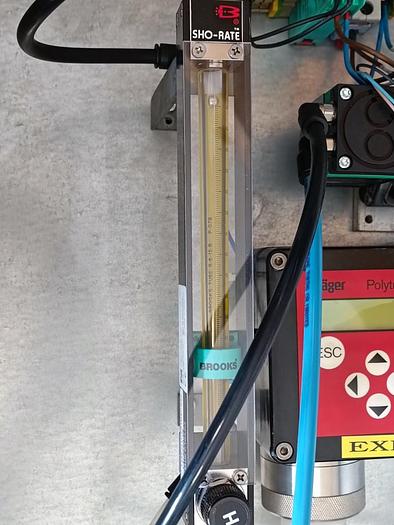 Gebraucht Komplette Gas Messstation, Gaswarnmessgerät, Polytron IR Ex, Dräger, gebraucht