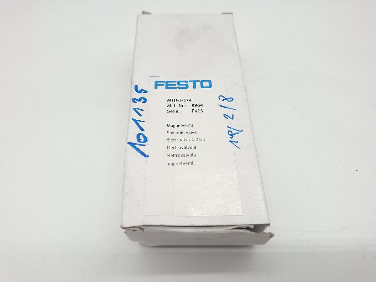 Magnetventil, MFH-3-1/4, 9964, Festo, neu