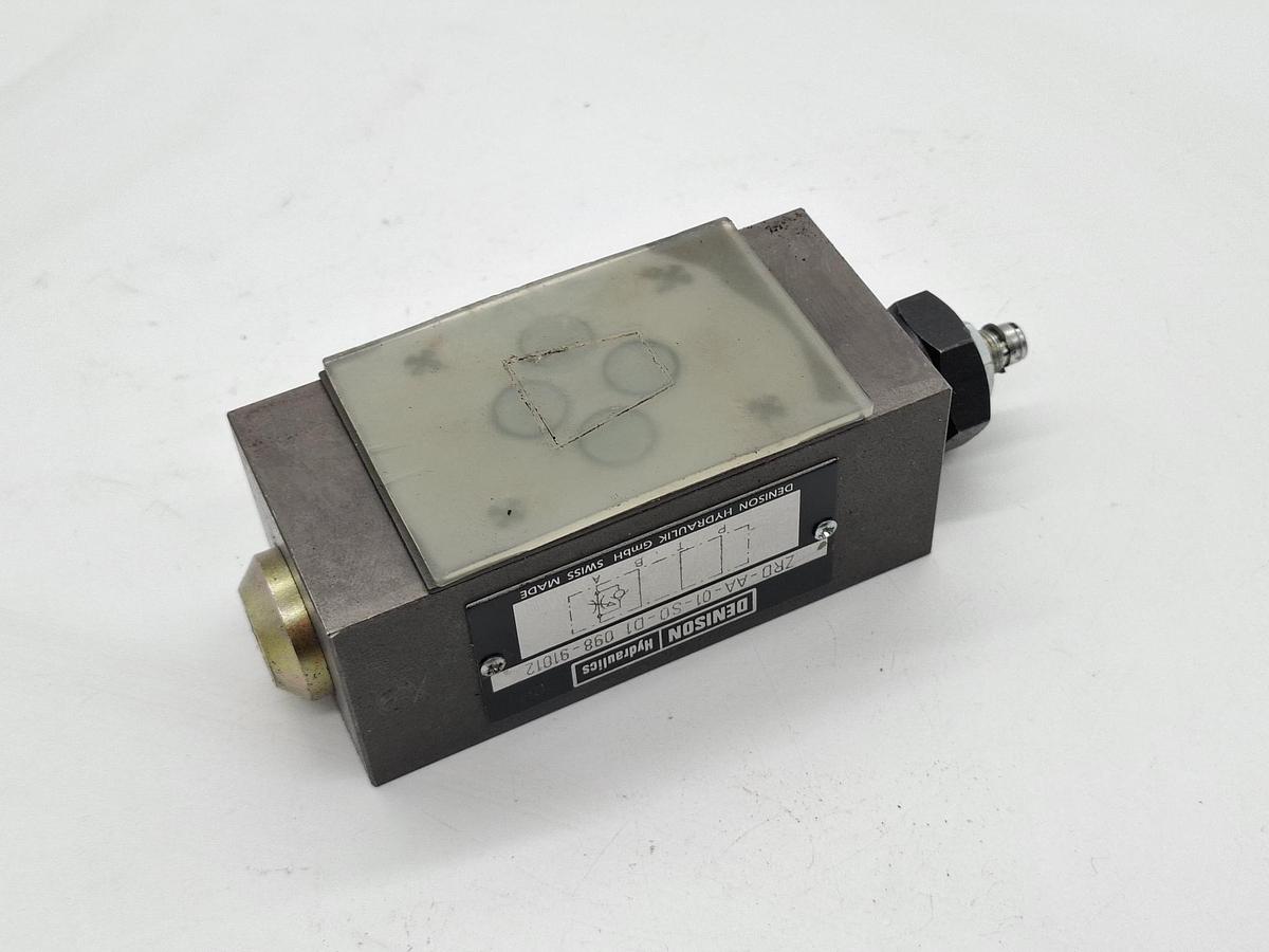 Hydraulik Zwischenblockventil, ZRD AA 01 S0 D1 098-91012, Denison, neuwertig