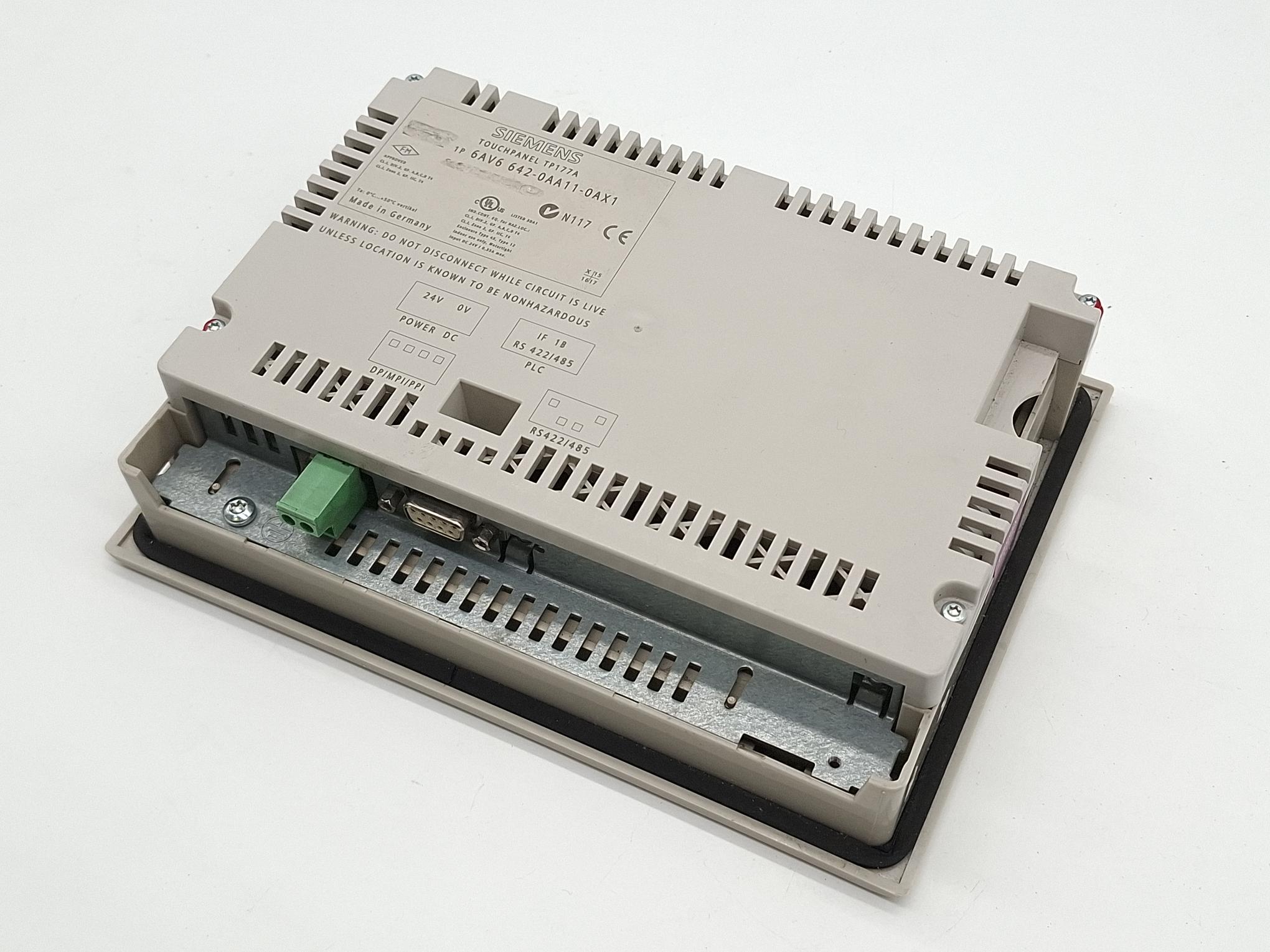 Gebraucht Simatic Touchpanel, TP177A, 6AV6 642-0AA11-0AX1, Siemens, gebraucht-Funktionszusicherung
