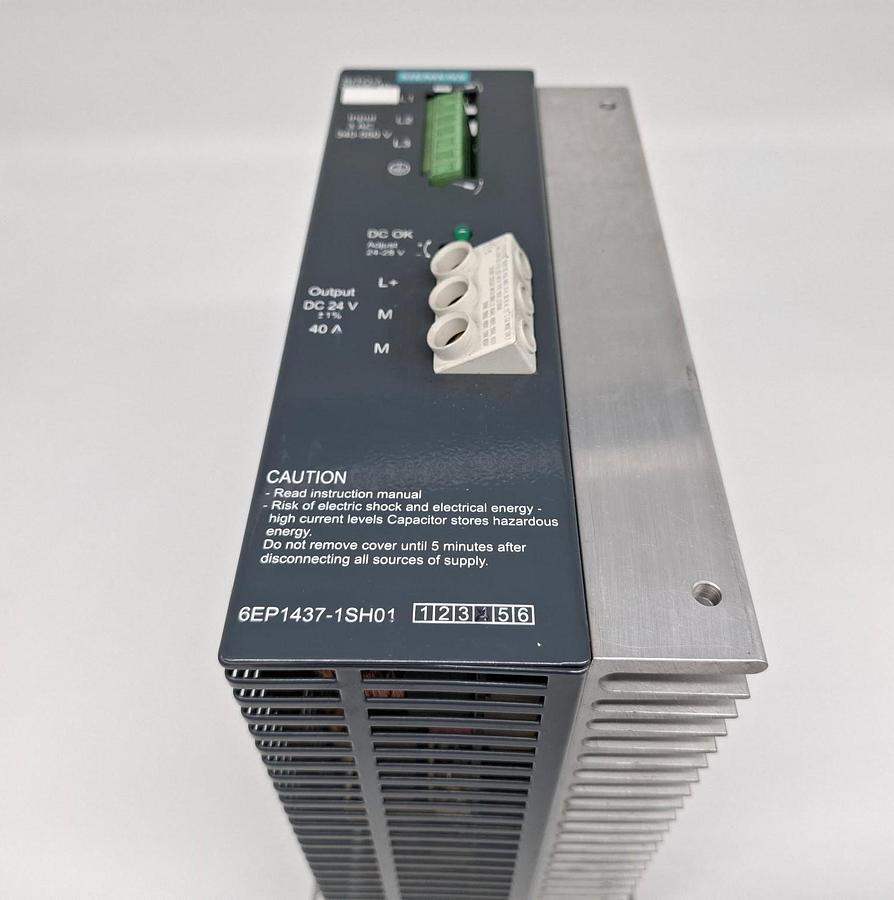 Gebraucht SITOP power 40, 400V / 480V -> 24V DC 40A, 6EP1437-1SH01, Siemens, gebraucht