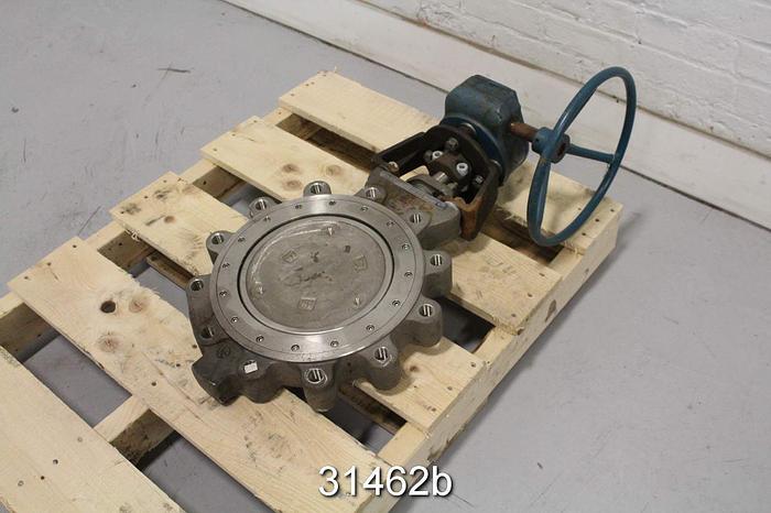 Used Jamesbury 815-11-3600MT 10" Hand Operated Butterfly Control Valve #31462