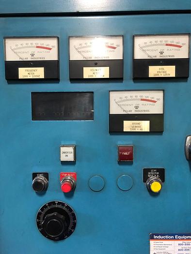 Used PILLAR MK8 600 LB INDUCTION MELTING FURNACE (on hold)