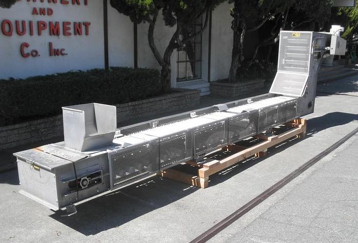 Used Elevator, Bucket, Z-Frame, 16' X 5' X 4', S/st, Meyer, #S741110