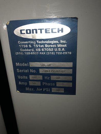 Used 60" CONTECH LAMINATOR MODEL SRL-60