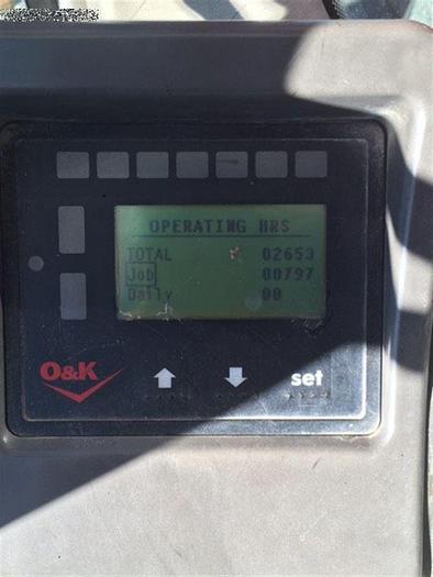 Used 2007 O & K MH6.6 Wheel Excavator