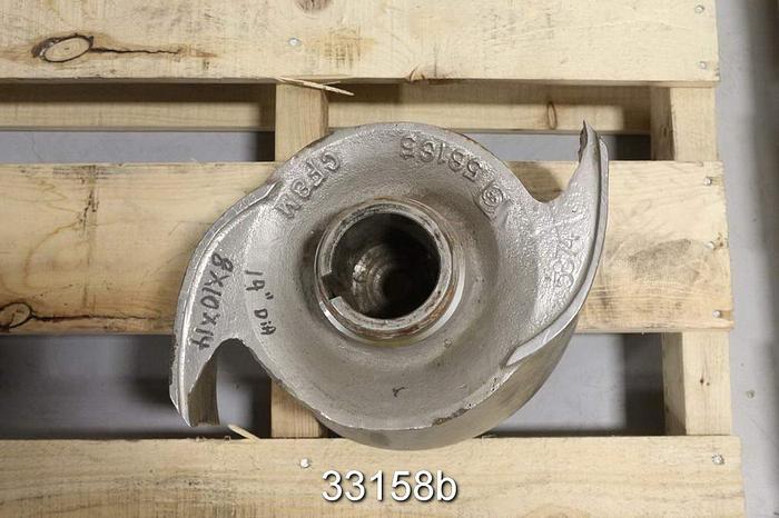 Unused Goulds 3175 14" Diameter, 2 Vane Impeller #33158