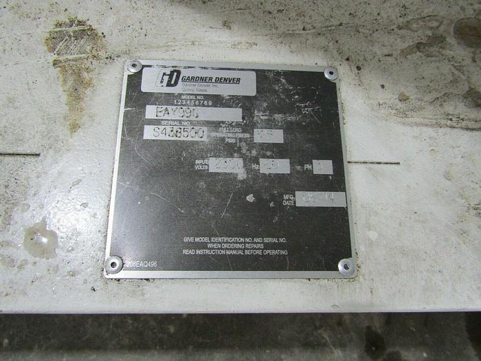 Refurbished Gardner Denver 350 hp Rotary Screw air compressor warranty yr. 2015