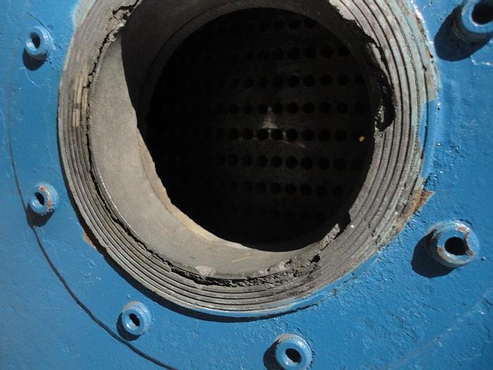 Used Heat Exchanger, Block, Graphite, 50 SF, 75 PSI, 4" In/Out, A #S741623