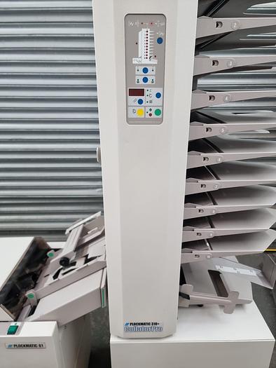 Used plockmatic 310+ 10 station Collator with 61 bookletmaker 
