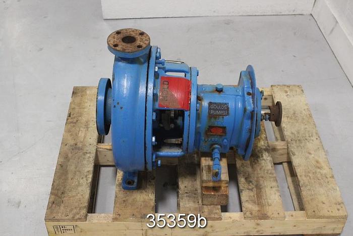 Used Goulds 3196 1.5x3x13 Pump, 5 Vane Impeller #35359