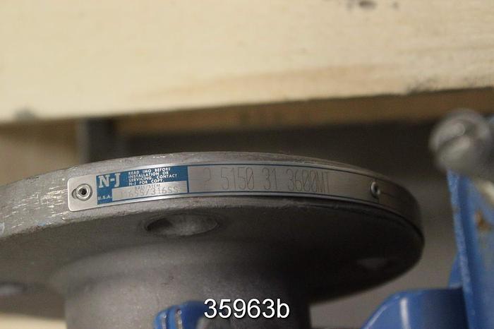 Used Neles Jamesbury 2" Ball Control Valve, 2 5150 31 3600 MT #35963