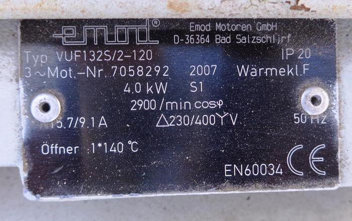 Unused Pump, Vacuum, 5.5 HP, Leybold, RUVAC, 4" In/Out #S743026