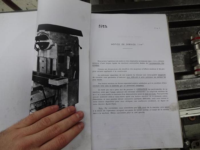 D'occasion Fraiseuse GAMBIN