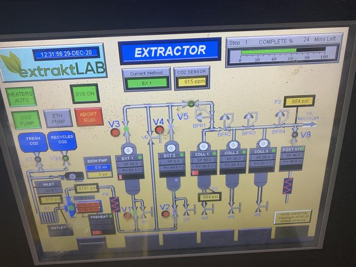 Used High End Supercritical CO2 Extraction - 83% off Original Invoice: Lightly Used
