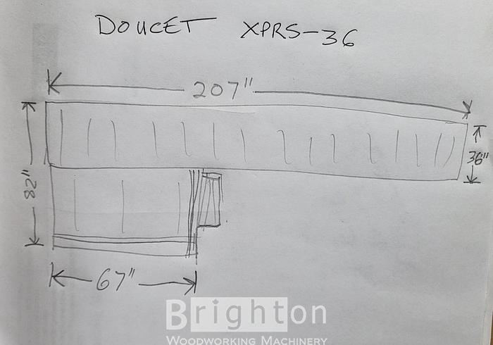 Used Doucet used Return Conveyor. #BBM2387