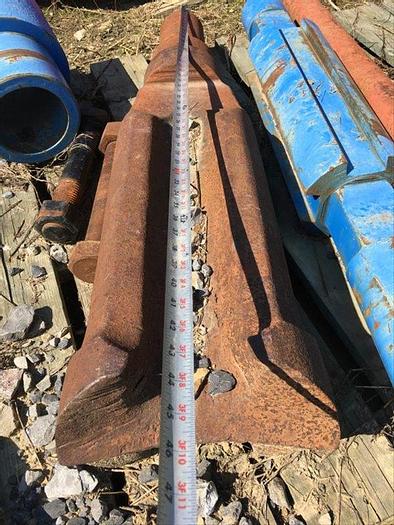 Used 12" Chisel Bit 2-1/4" x 3-1/4" Thread