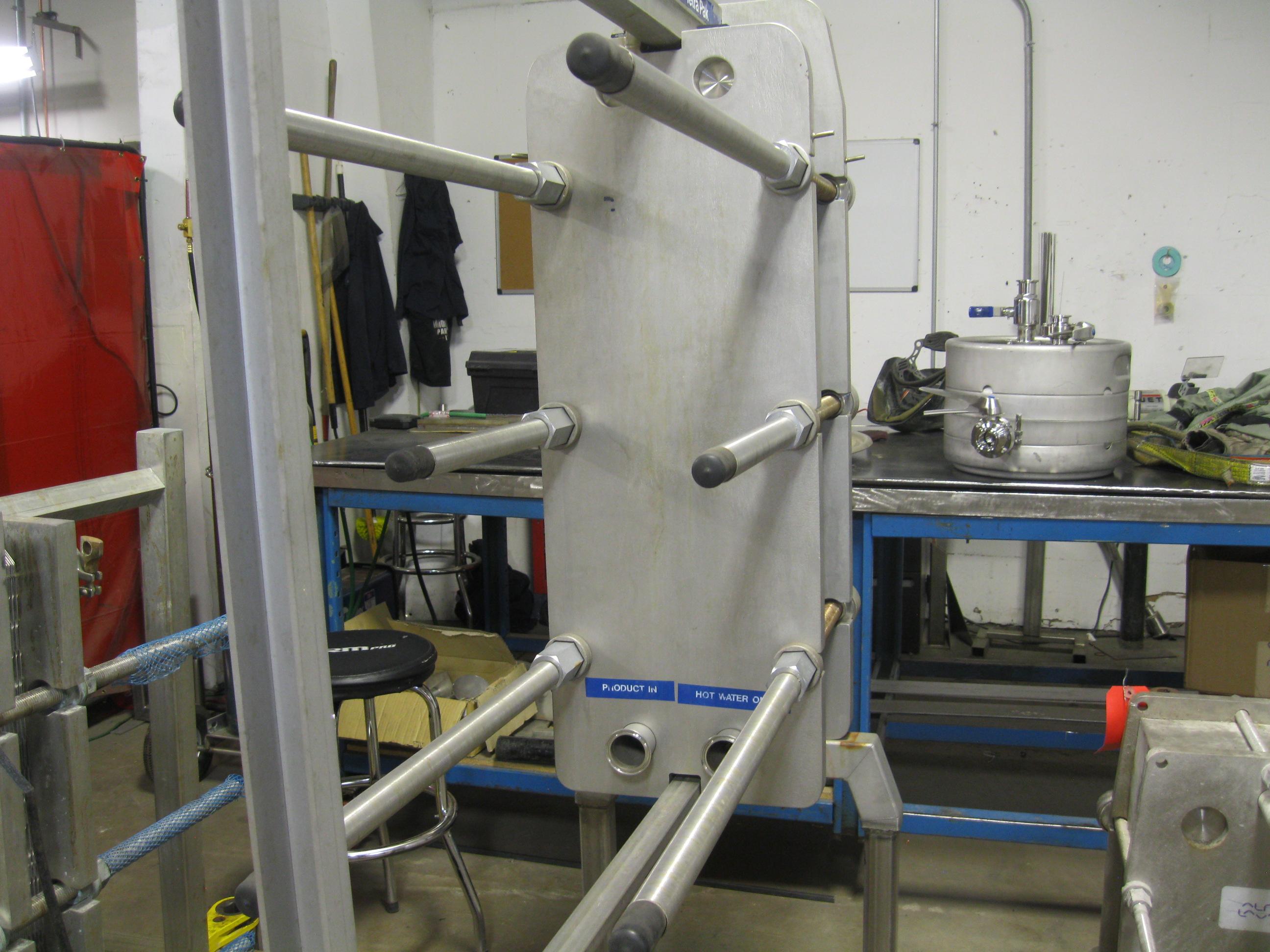 Used 75.53 SQ. FT. TETRA PAK PLATE HEAT EXCHANGER for Sale at Dairy...