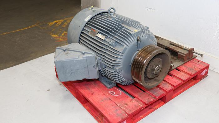 Used RELIANCE 100 HP A/C Motor #44421