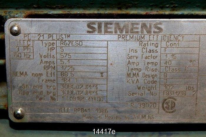 Used Gorman Rupp T3A3-B Trash Pump, 3x3, 8.75" Impeller, With Base And Motor #14417