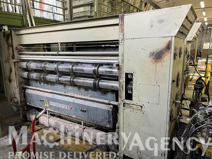 Used 1995 Curioni RDC 1676X2400 Rotary Die cutter 3 Flexo