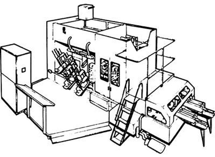 Used Maszyna pakująca "TETRA PAK"- system TETRA REX Typ RC4 z linią do pakietowania
