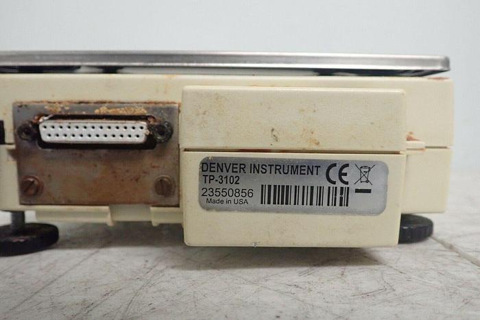 Used Denver Instrument TP-3102 Timberline Series Toploading Balance 3100G x 0.01g