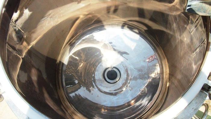 Used Tank, 30 Gallon, 316L Stainless Steel, Agitated, 50 PSI, DCI, DT/DB (2) #S741883