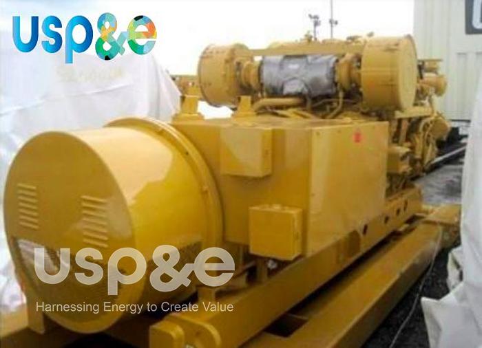 1.2 MW New 2009 Caterpillar 3512B Natural Gas Marine Generator