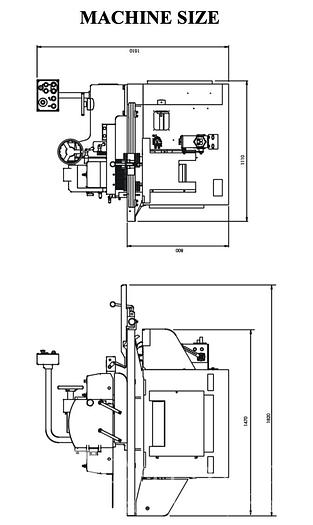 Used 2019 Ironwood SLR305 Straight Line rip Saw