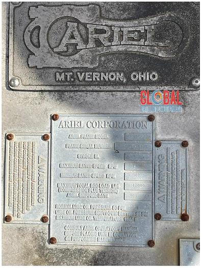 Used Sullair 900/350 Air Compressor & Ariel JPG/2 2-3/4” x 3-1/4” Booster Combination