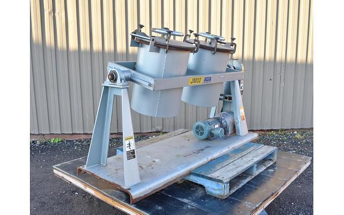 D'occasion USED PAUL O ABBE PIVOTING JAR MILL, 2X 10 US GALLONS