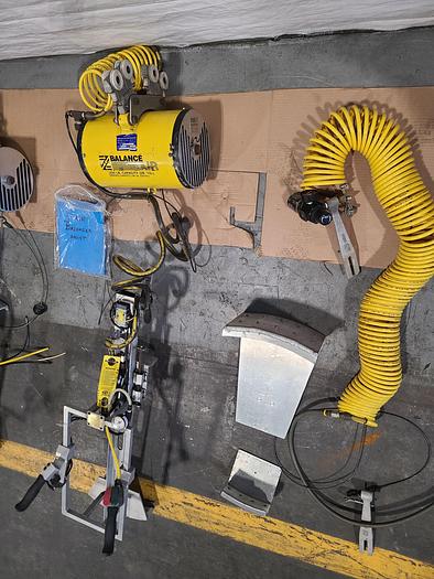 Used 350 Lb Air Balance Back Saver Heavy Lifting Hoist for Coil Stock